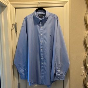 Mens Ralph Lauren XXL long sleeve button up. Nice clean shirt.